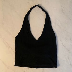 Brandy Melville Black Halter Top